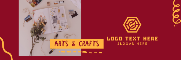 Arts & Crafts Twitter Header Design Image Preview