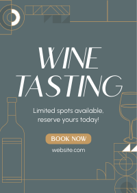 Elegant Wine Tasting Poster Image Preview