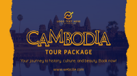 Cambodia Travel Facebook Event Cover Design