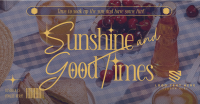 Retro Summer Sunshine Facebook ad Image Preview