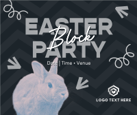 Easter Community Party Facebook Post Design