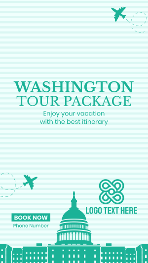 Washington Travel Package Instagram story Image Preview
