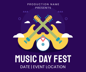Music Day Fest Facebook post Image Preview