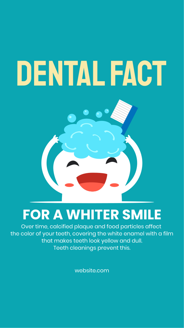 Whiter Smile Instagram Story Design Image Preview