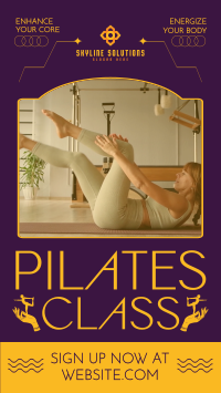 Rustic Pilates Class TikTok Video Image Preview