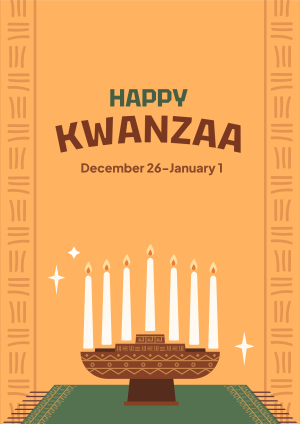 Kwanzaa Candle Flyer Image Preview