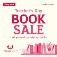 Books for Teachers Instagram Post Design