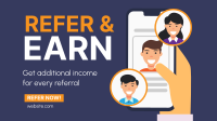 Refer and Earn Facebook Event Cover Design