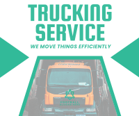 Trucking & Logistics Facebook Post Design