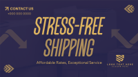 Corporate Shipping Service Facebook Event Cover Design