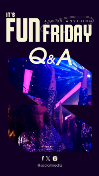 Friday Party Q&A Facebook Story Image Preview