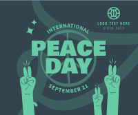 Peace Day Facebook Post Design