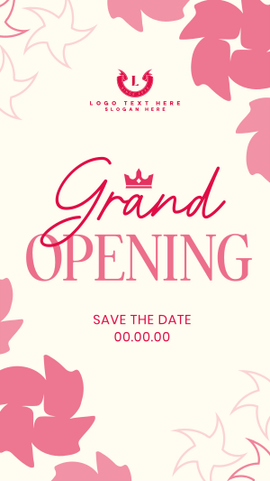 Crown Grand Opening Facebook story Image Preview