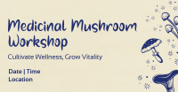 Monoline Mushroom Workshop Facebook ad Image Preview