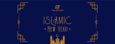 Bless Islamic New Year Facebook cover Image Preview