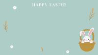 Easter Bunny Zoom background Image Preview