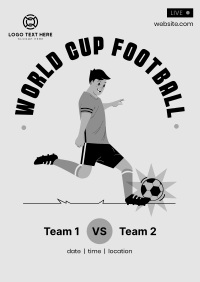 World Cup Live Poster Design