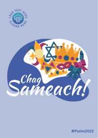 Chag Purim Sameach Poster Image Preview