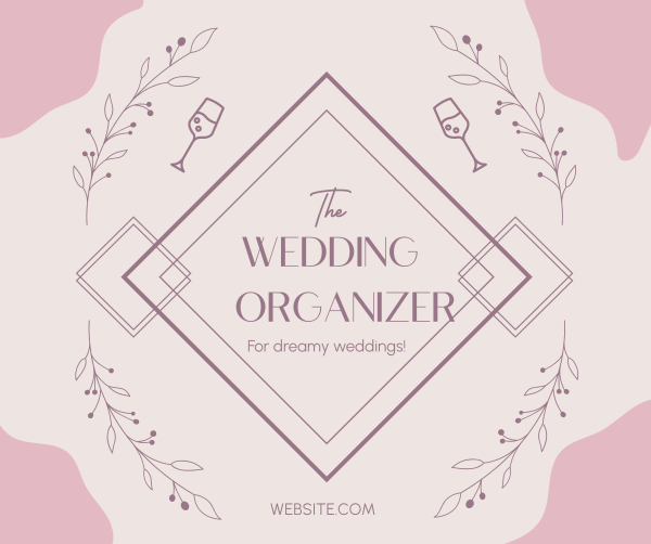 Dreamy Wedding Organizer Facebook Post Design Image Preview