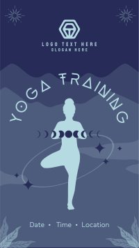 Continuous Yoga Meditation Facebook Story Design