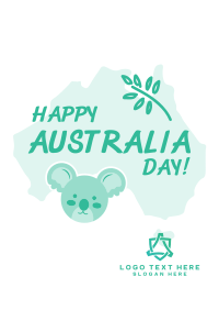 Koala Australia Day Poster Image Preview