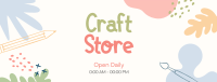 Craft Store Timings Facebook cover Image Preview