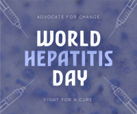 Minimalist Hepatitis Day Awareness Facebook post Image Preview