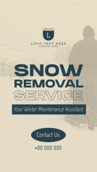 Pro Snow Removal Instagram story Image Preview