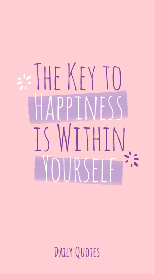 Key To Happiness Instagram story Image Preview