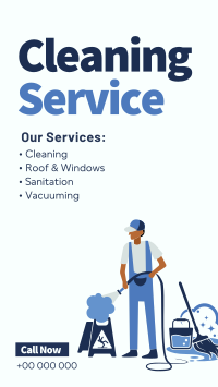 Professional Cleaner Services Instagram story Image Preview