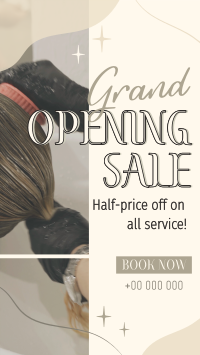 Salon Opening Discounts TikTok video Image Preview