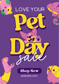 Pet Day Sale Poster Design