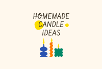 Handcrafted Candles Pinterest board cover Image Preview