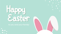 Easter Bunny Ears Zoom background Image Preview