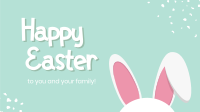 Easter Bunny Ears Zoom Background Image Preview