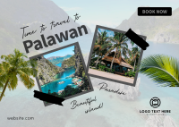 Palawan Paradise Travel Postcard Image Preview