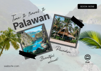 Palawan Paradise Travel Postcard Image Preview