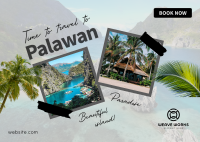 Palawan Paradise Travel Postcard Image Preview