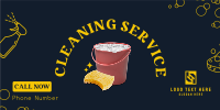 Professional Cleaning Twitter Post Design