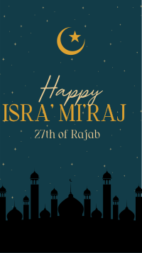 Isra' Mi'raj Spiritual Night TikTok Video Preview