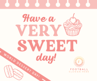Sweet Dessert Day Facebook Post Design