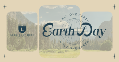 Earth Day Minimalist Facebook ad Image Preview