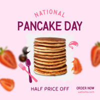 Berry Pancake Day Instagram post Image Preview