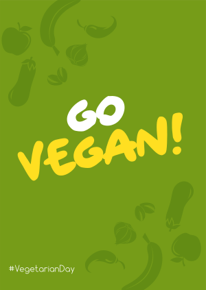 Go Vegan Poster Image Preview