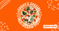 Vegan Pizza Facebook Ad Design