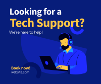 Tech Support Facebook Post Design