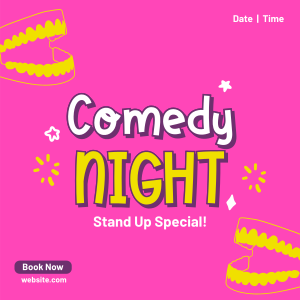 Comedy Night Instagram post Image Preview