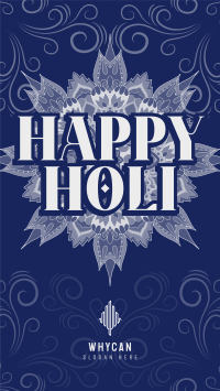 Holi Greeting Flourishes Instagram Story Design