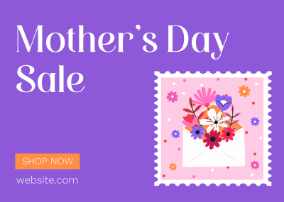 Make Mother's Day Special Sale Postcard Image Preview