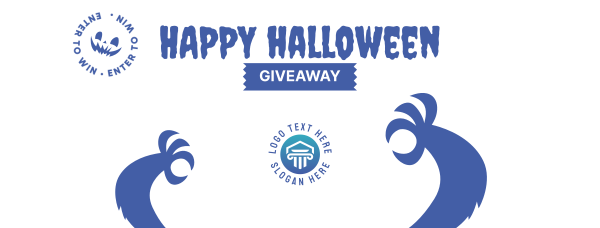 Happy Halloween Giveaway Facebook Cover Design Image Preview